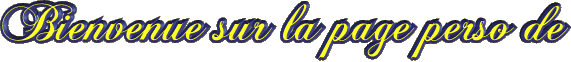 Bienvenue